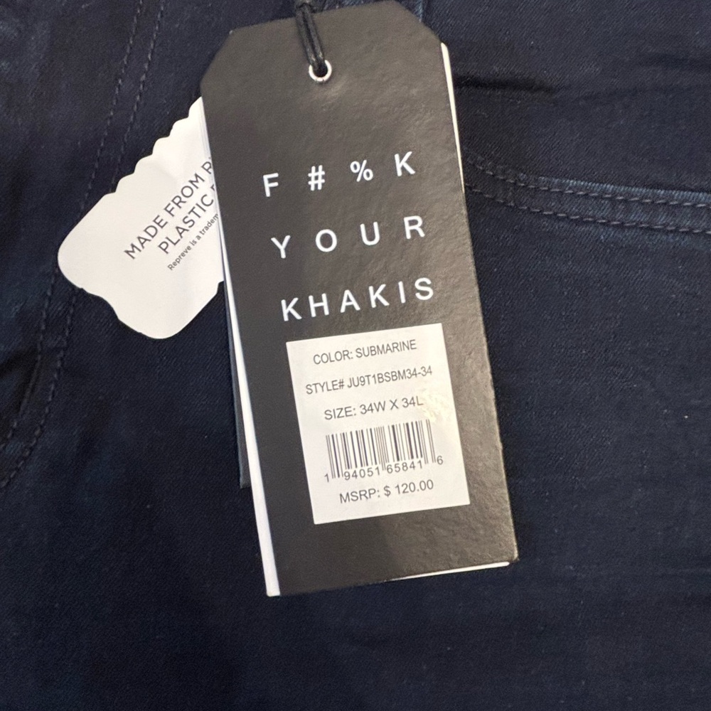 NWT The Perfect Jean slim fit men’s 34x34 - Picture 3 of 12